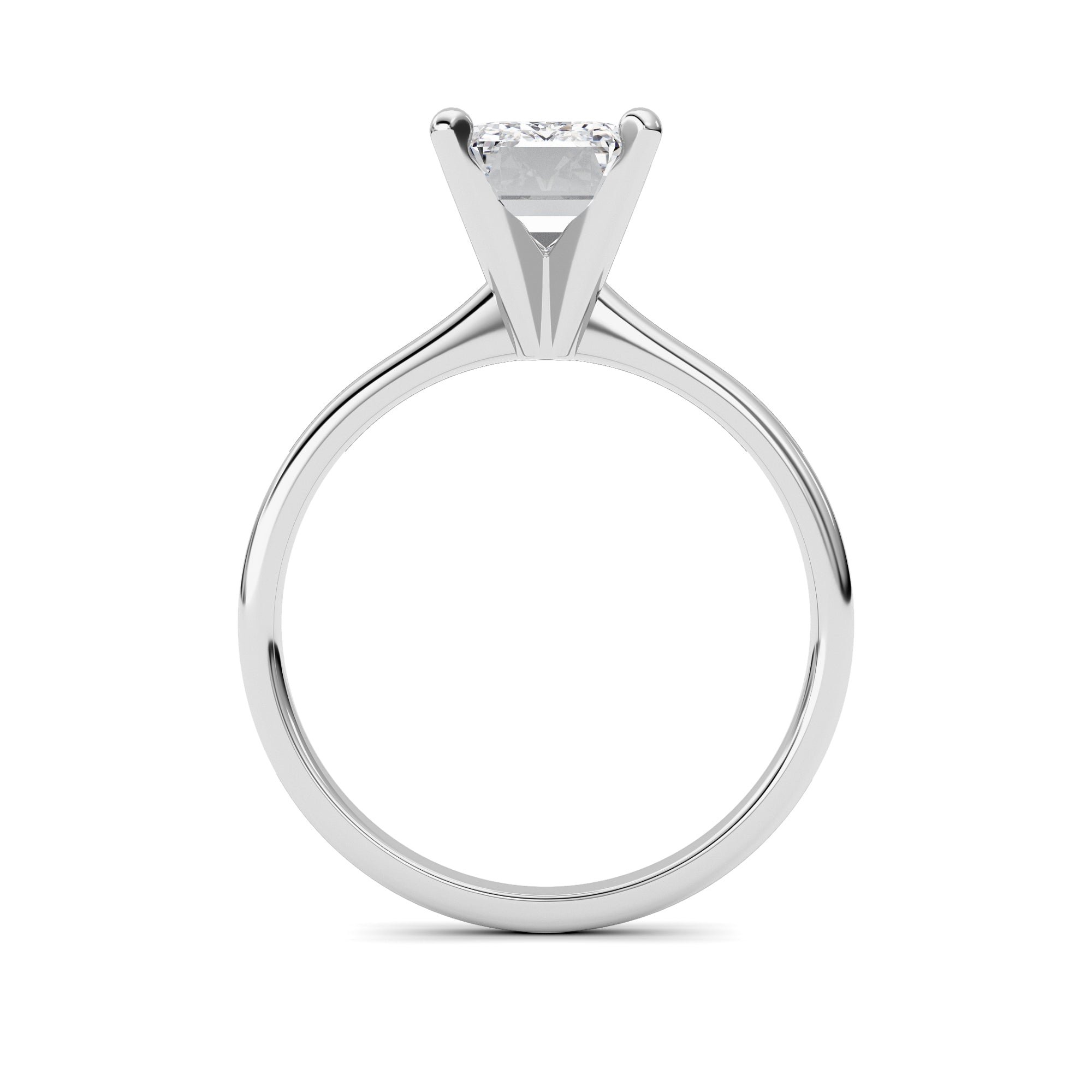 14kt white gold/1.00/front