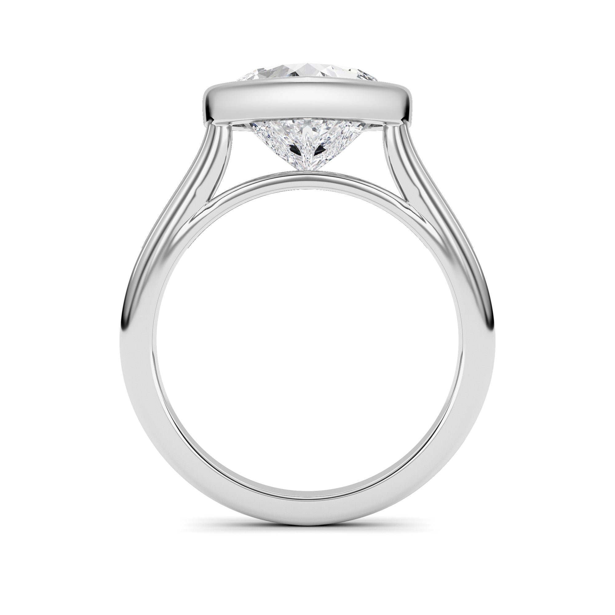 14kt white gold/3.00/perspective