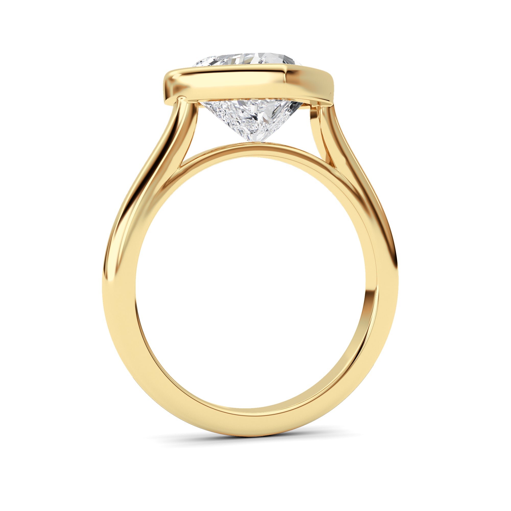 14kt yellow gold/3.00/perspective