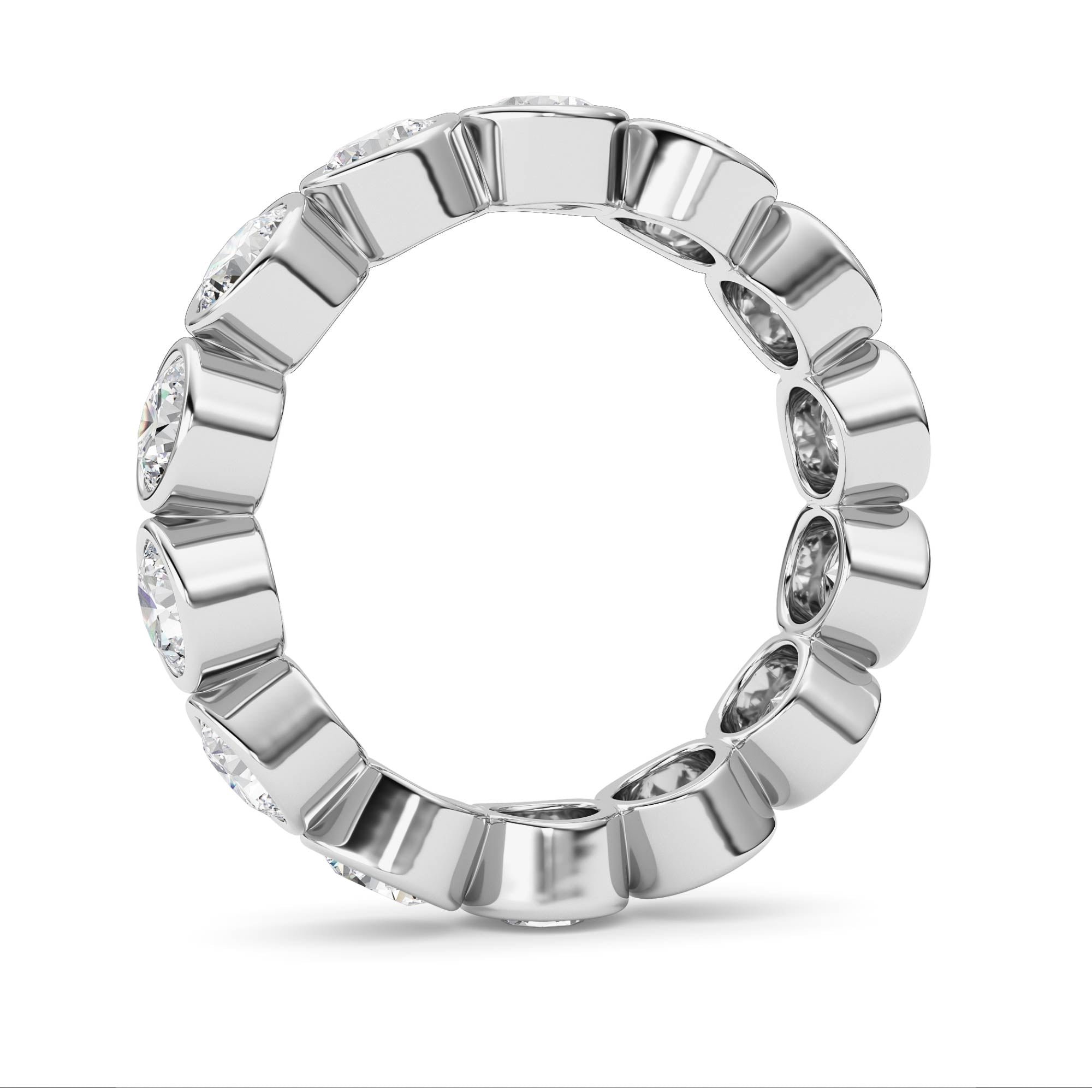 14kt white gold/3.50/5/6/7/8/9/front