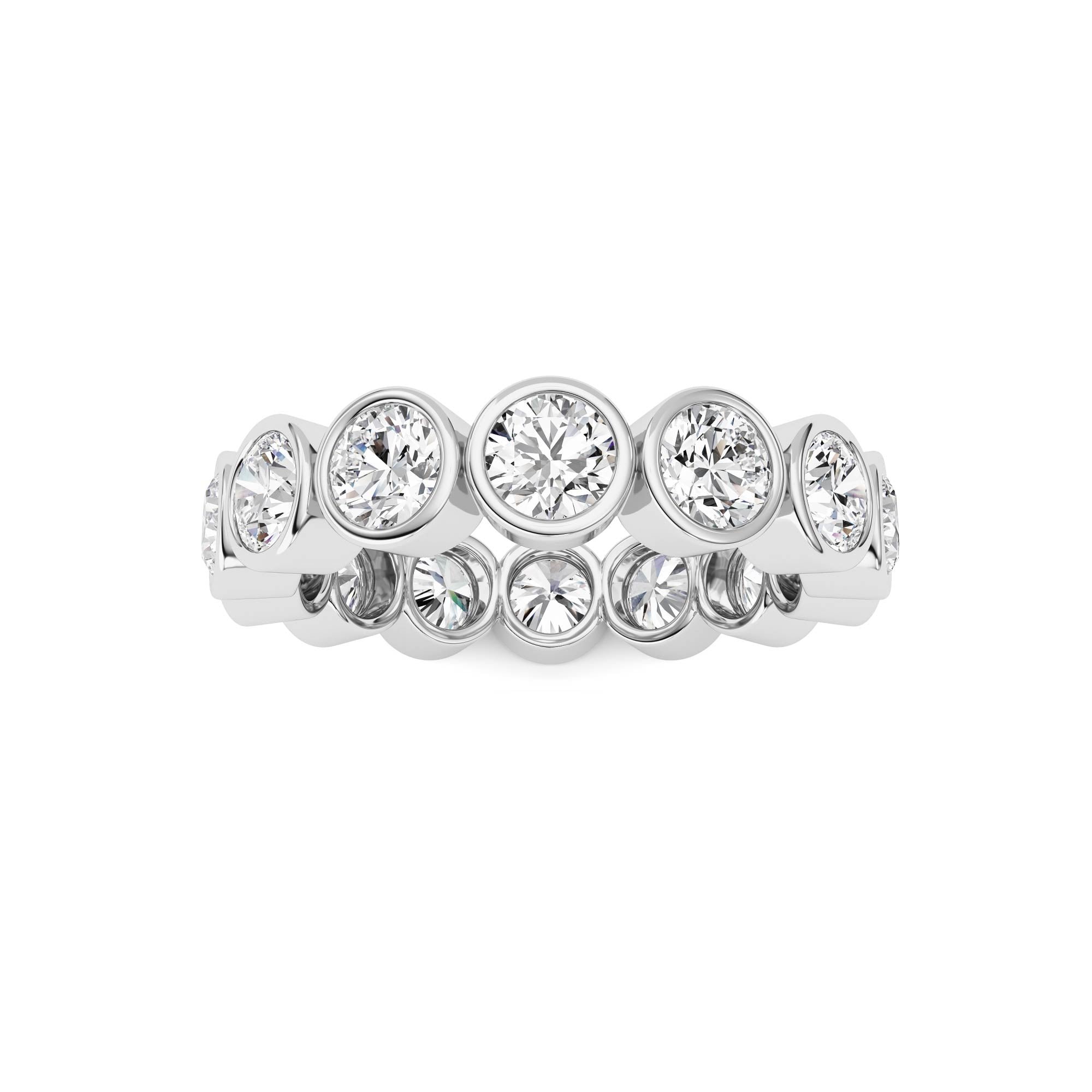 14kt white gold/3.50/5/6/7/8/9/top