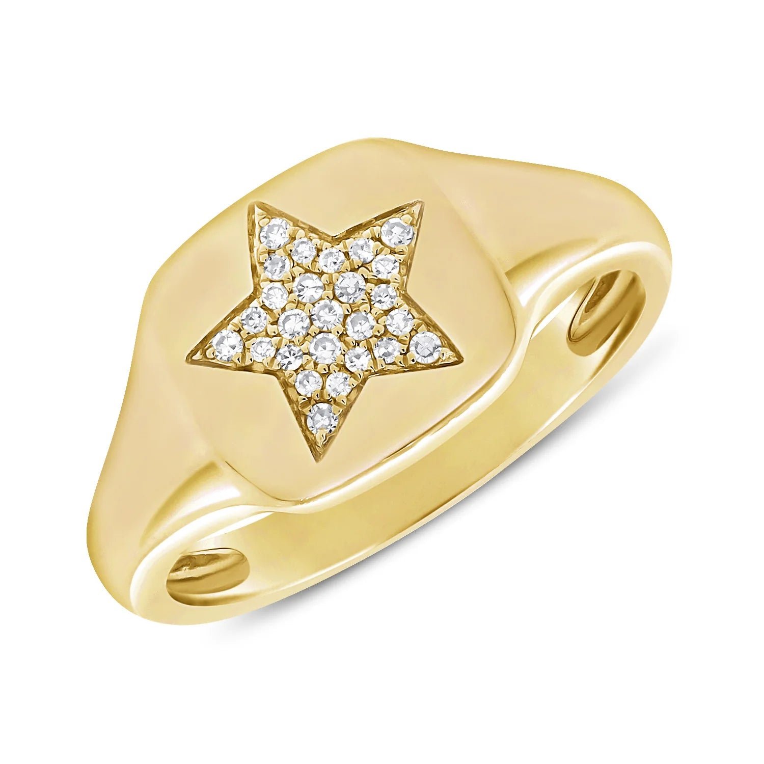 14kt yellow gold/top