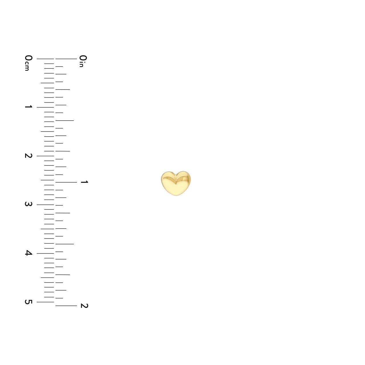 14kt yellow gold/measurements