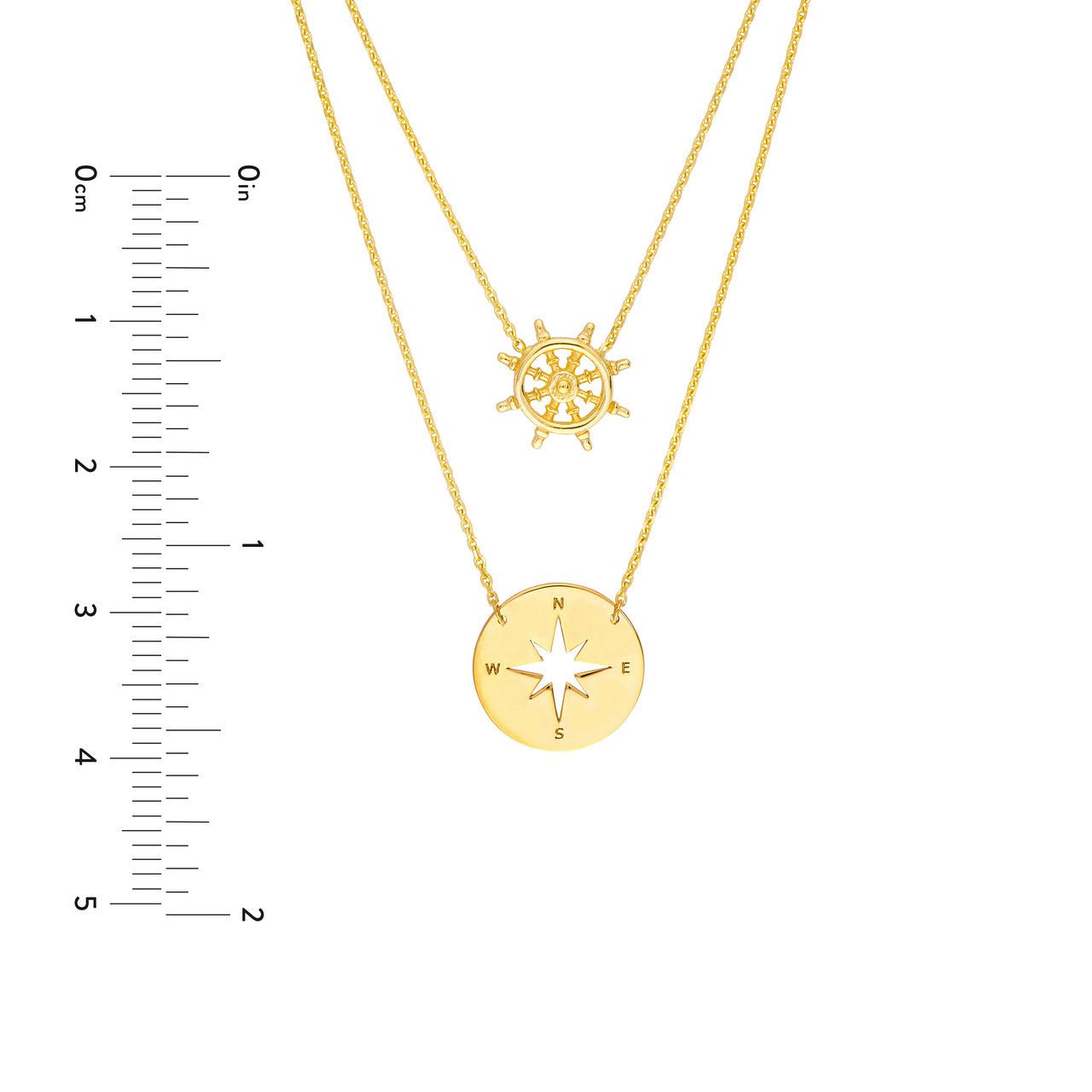 14kt yellow gold/measurements