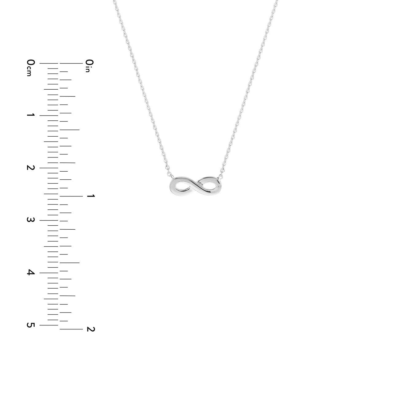 14kt white gold/measurements