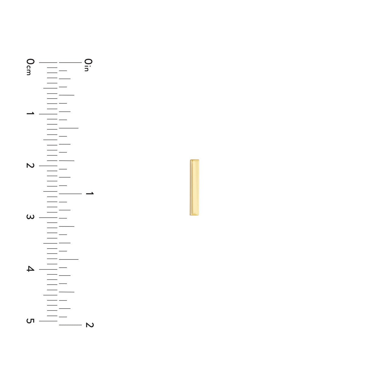 14kt yellow gold/measurements