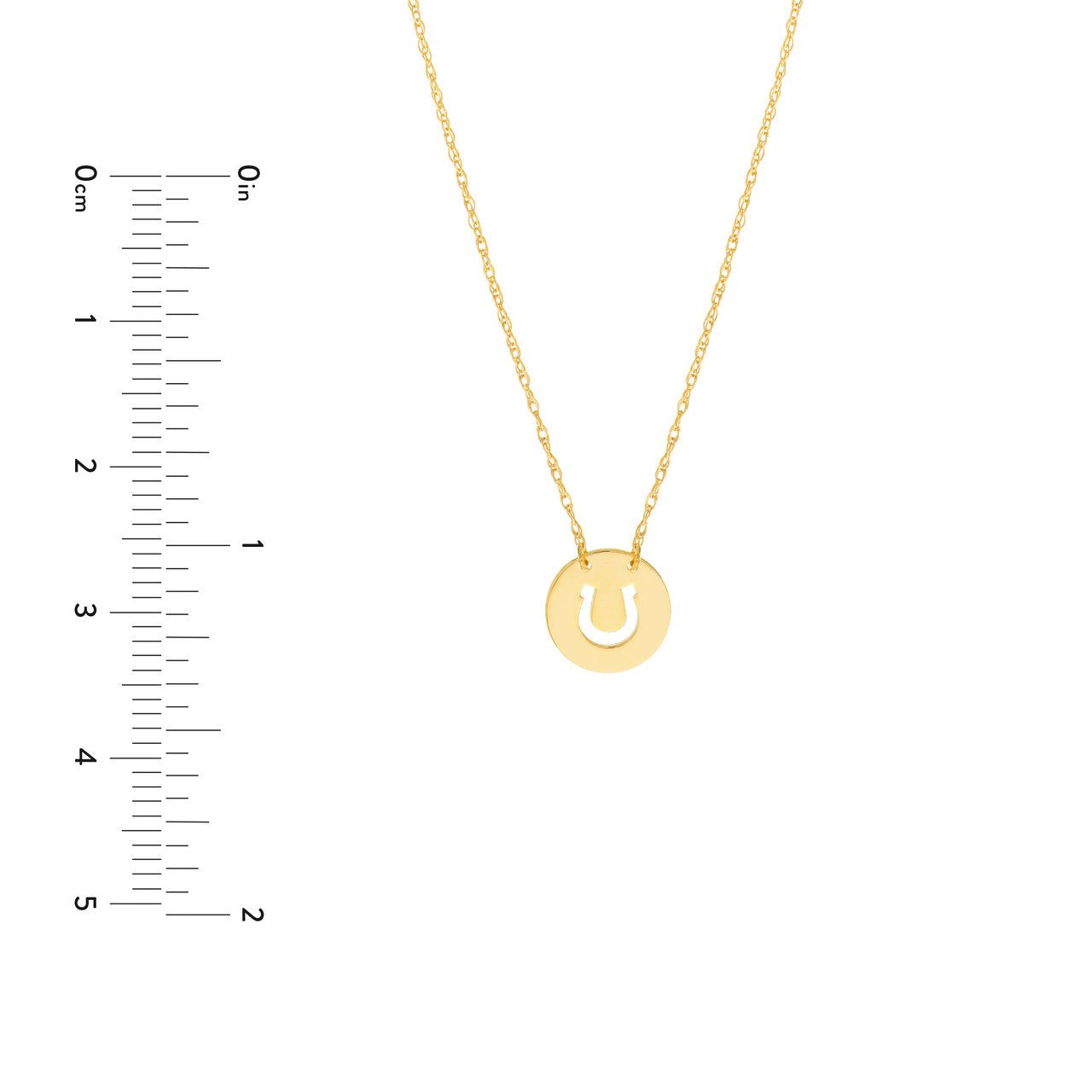 14kt yellow gold/measurements