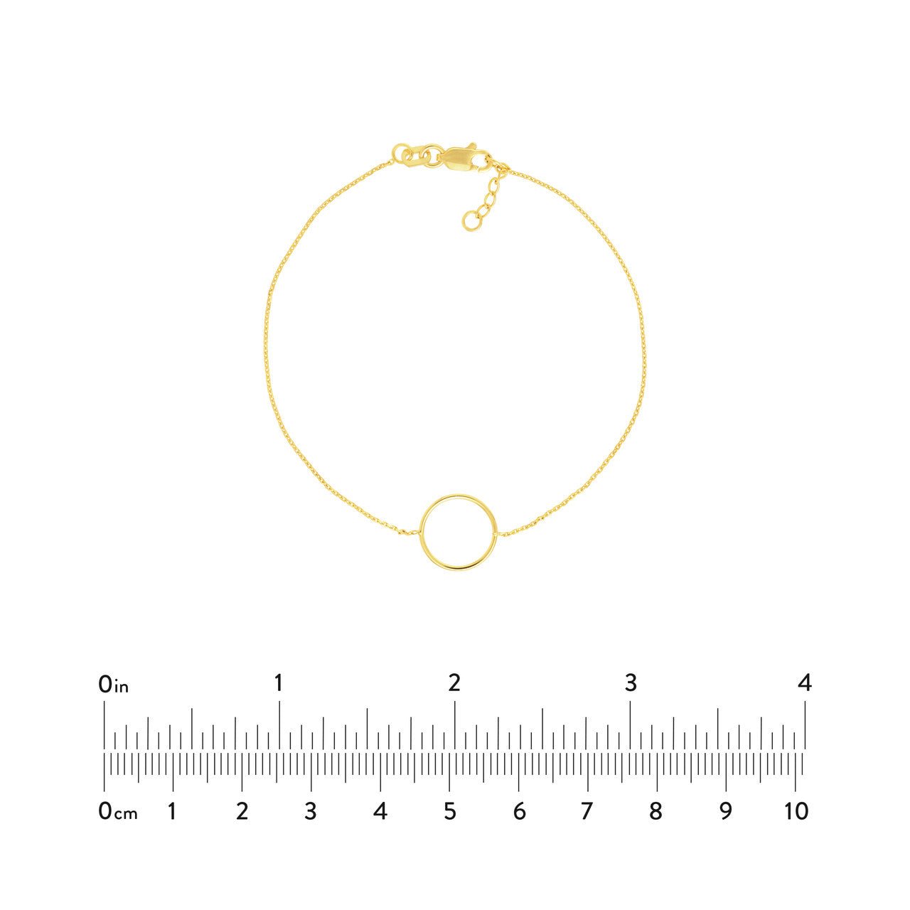 14kt yellow gold/measurements