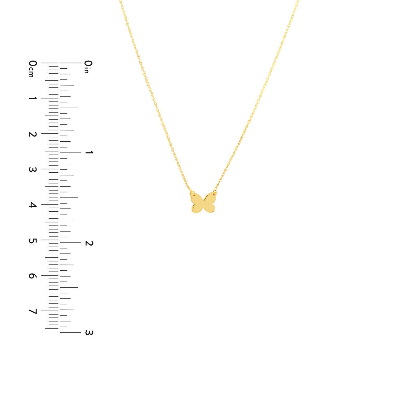 14kt yellow gold/measurements