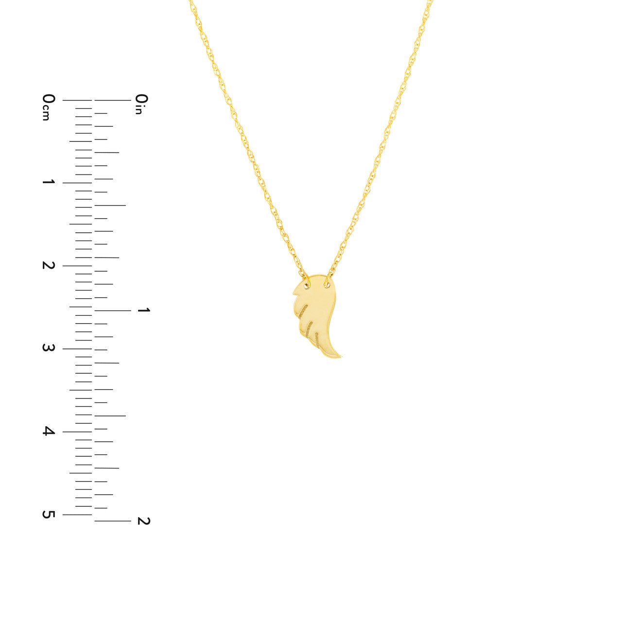 14kt yellow gold/measurements
