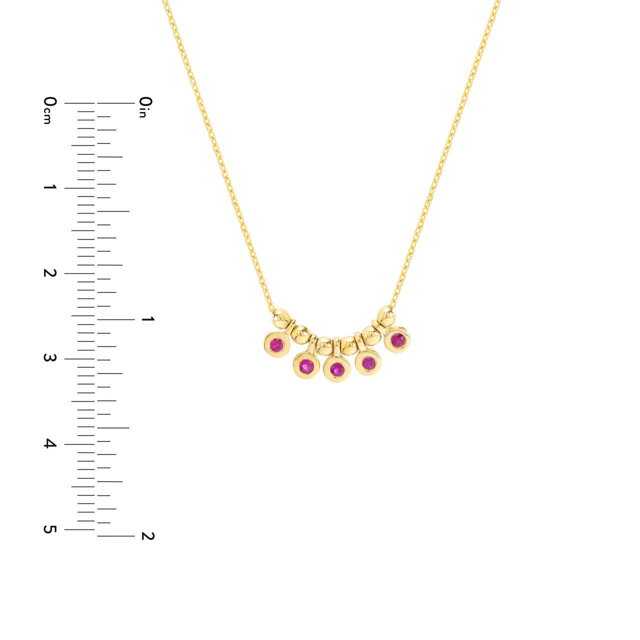 14kt yellow gold/measurements
