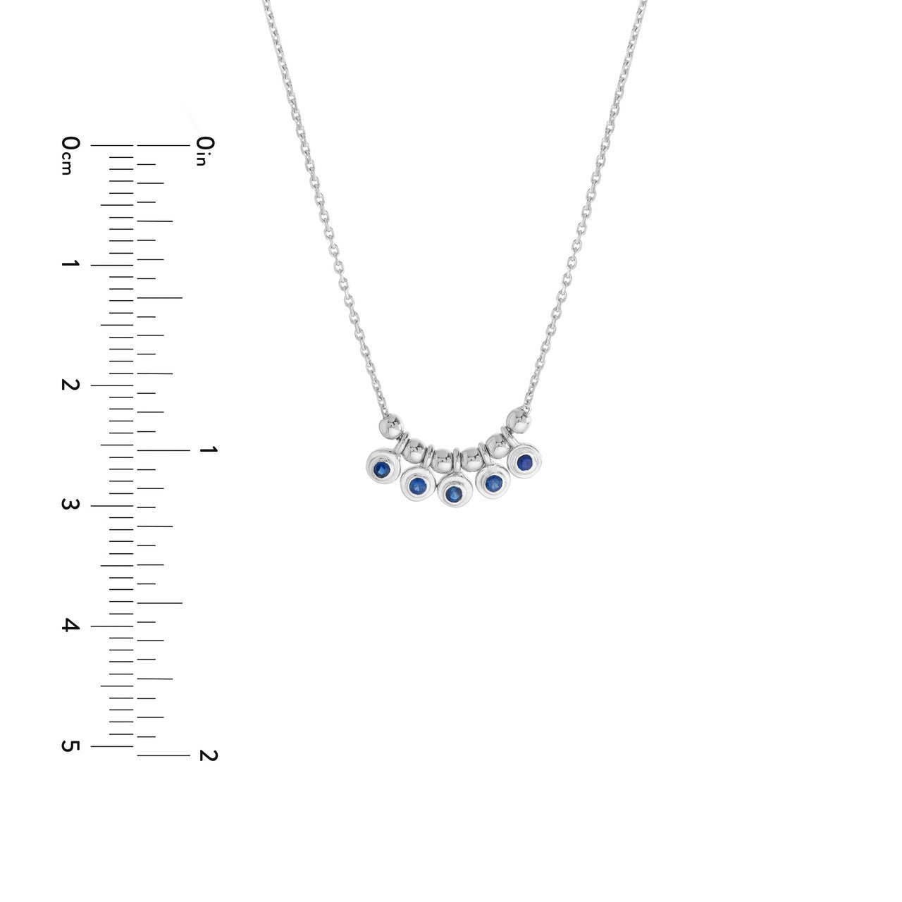 14kt white gold/measurements