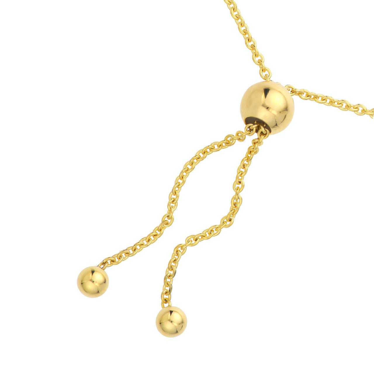 14kt yellow gold/side