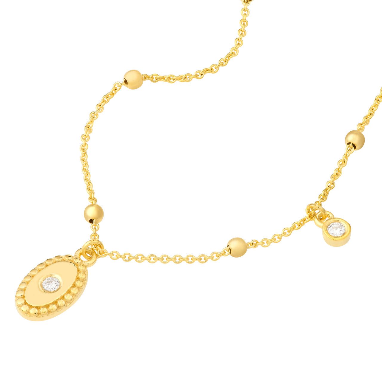14kt yellow gold/front