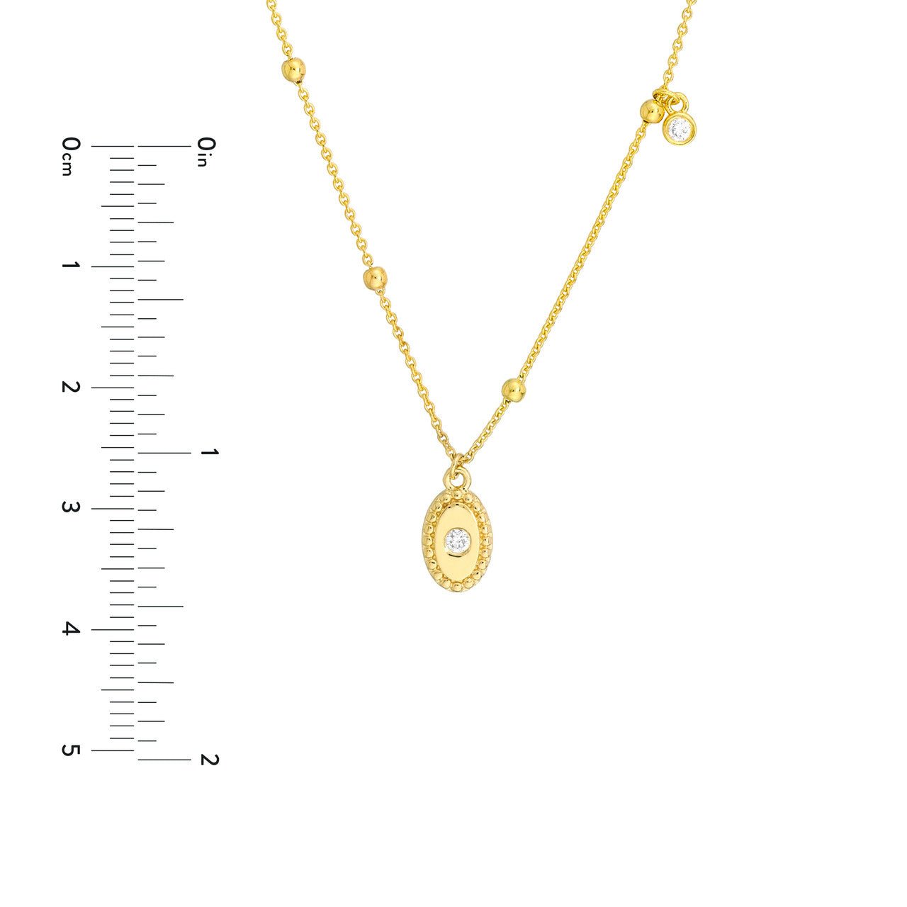 14kt yellow gold/measurements