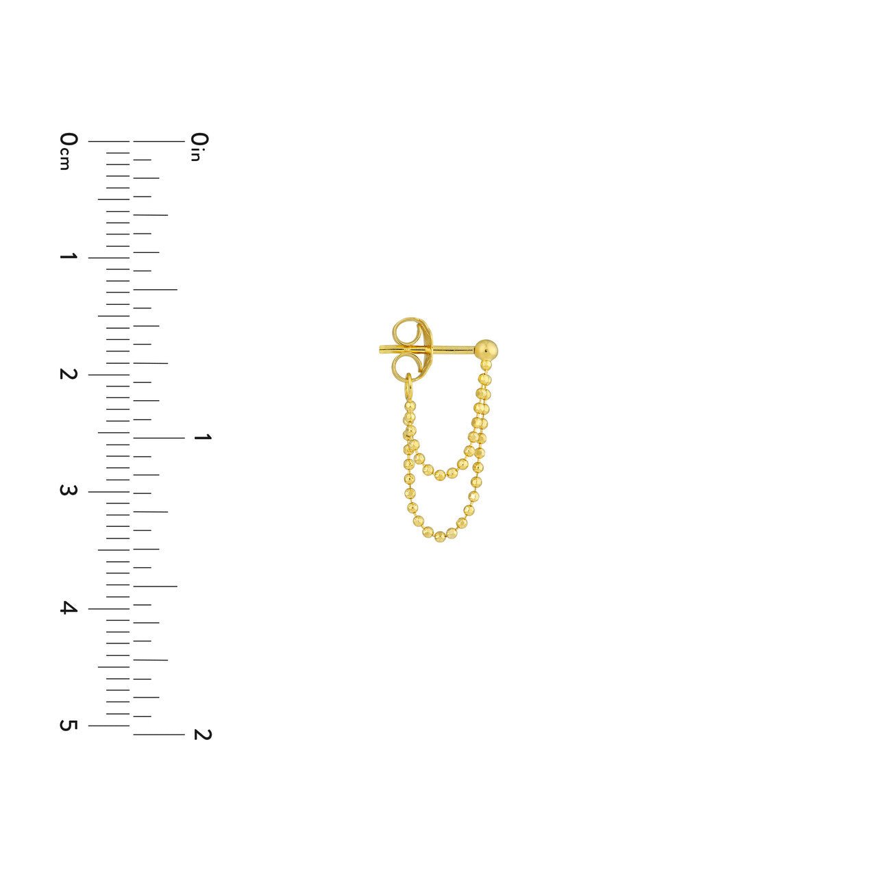 14kt yellow gold/measurements