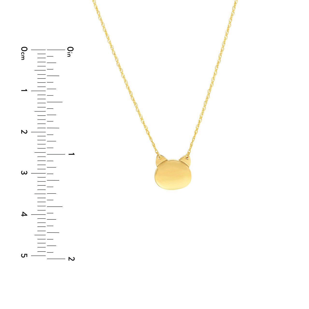 14kt yellow gold/measurements