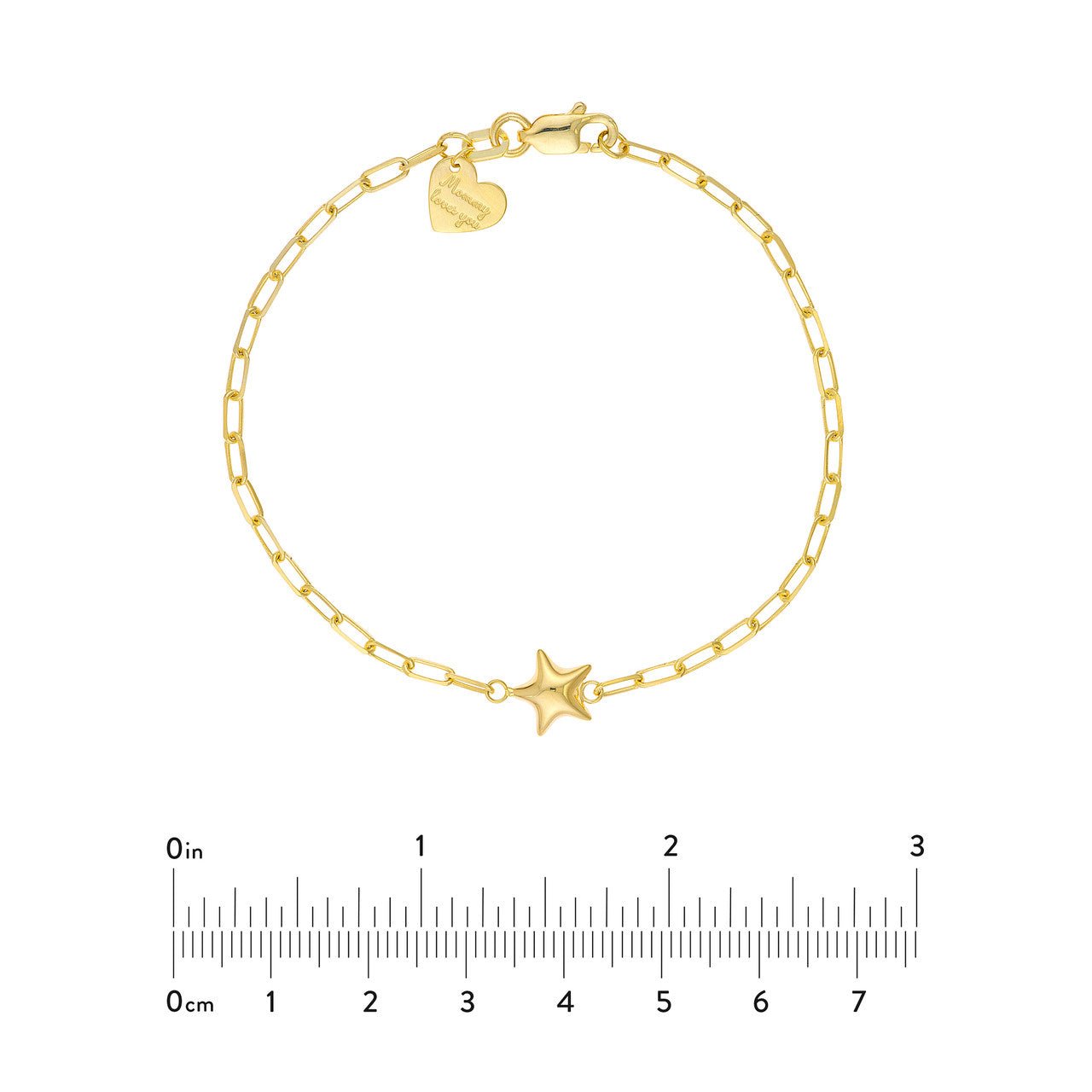14kt yellow gold/measurements