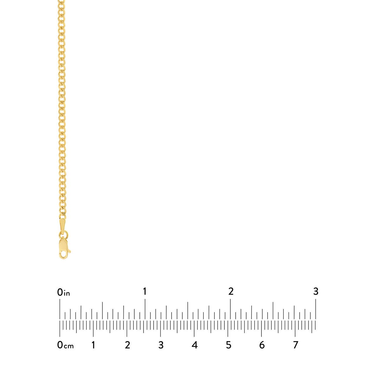 14kt yellow gold/measurement