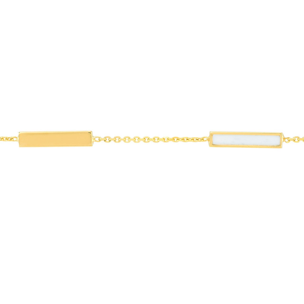 14kt yellow gold/side