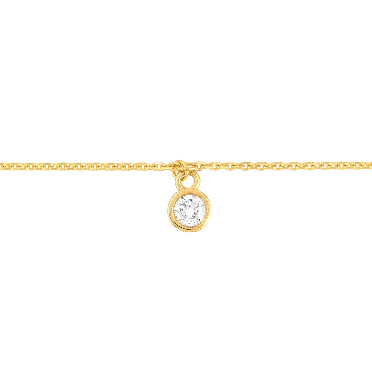 14kt yellow gold/side