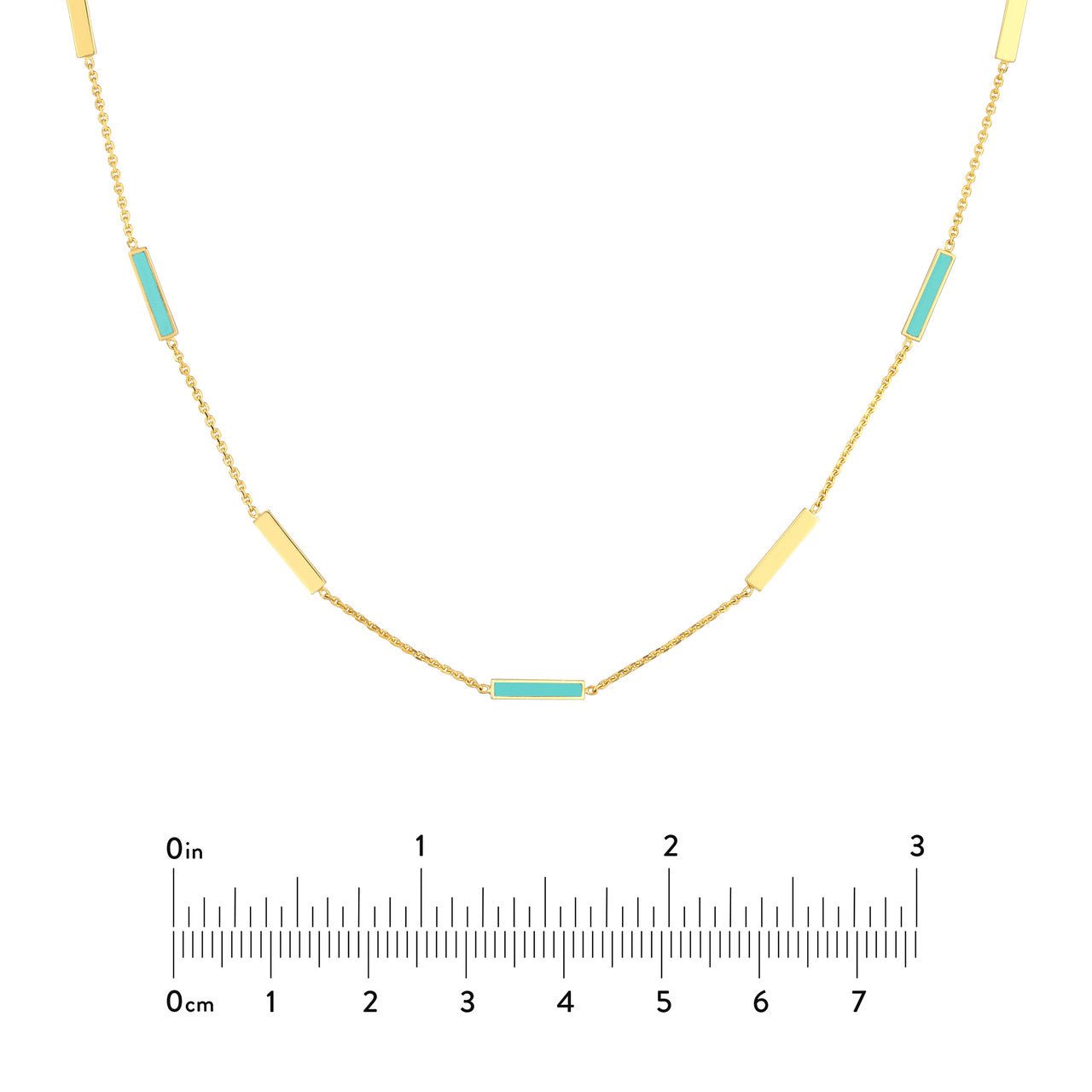 14kt yellow gold/measurements