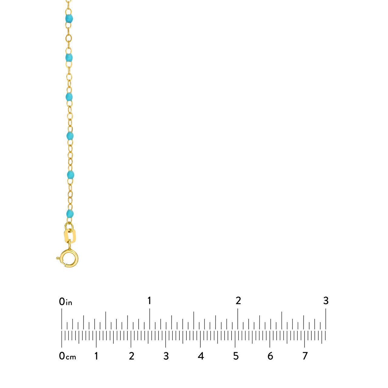 14kt yellow gold/measurment