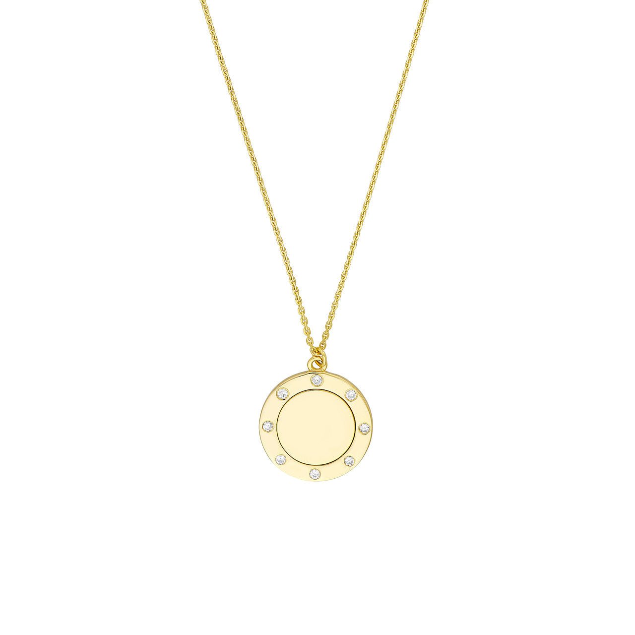 14kt yellow gold/front