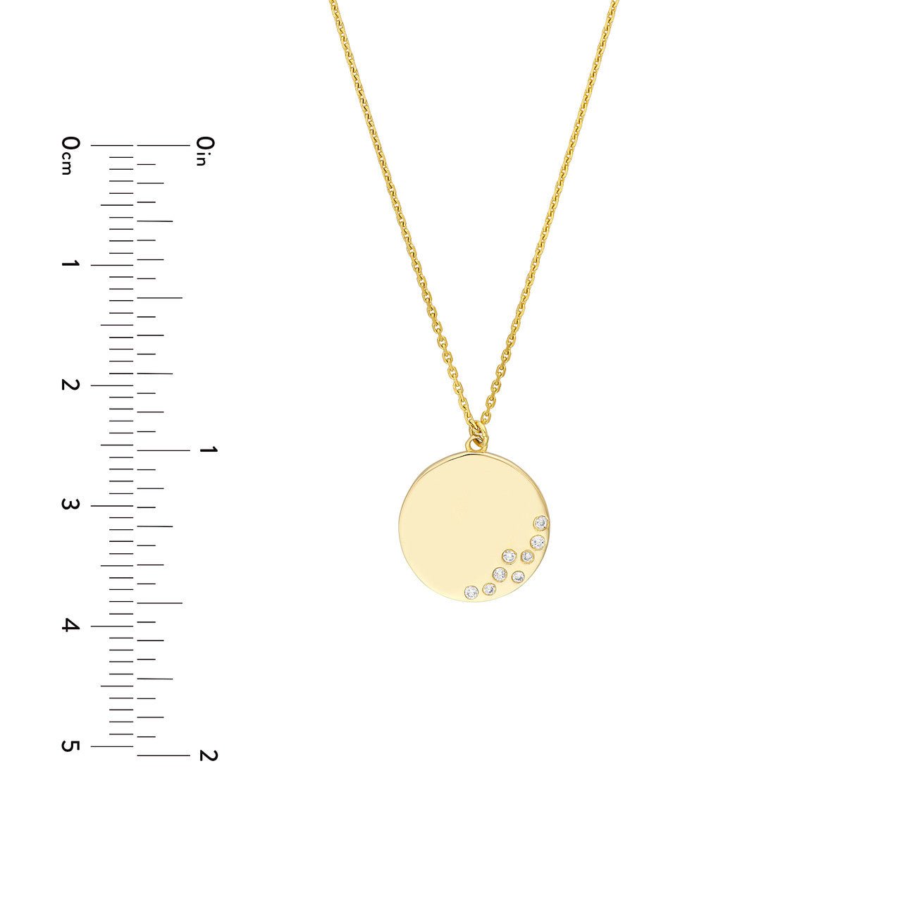 14kt yellow gold/measurements