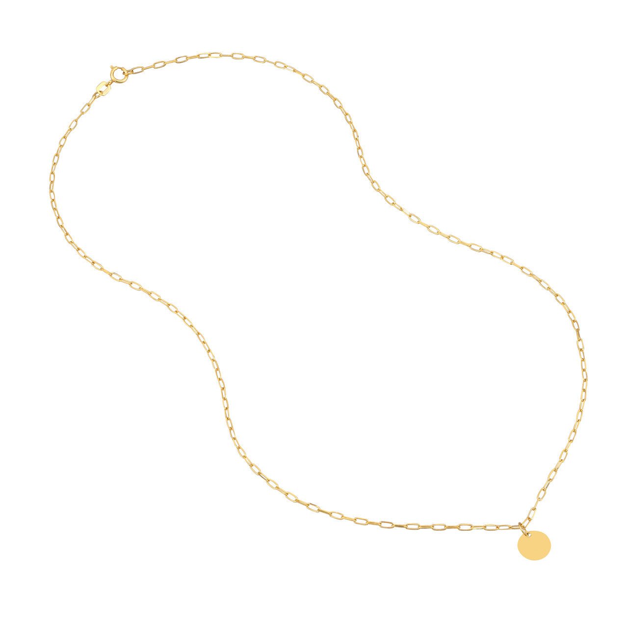 14kt yellow gold/side