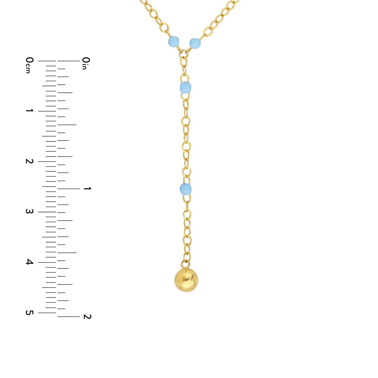 14kt yellow gold/measurement