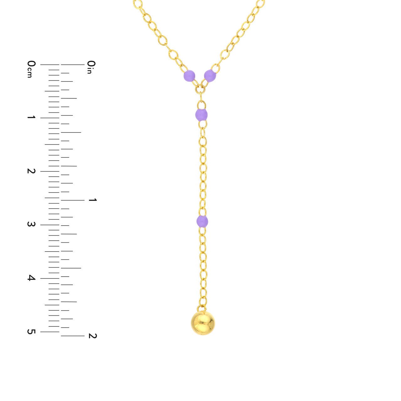 14kt yellow gold/measurement