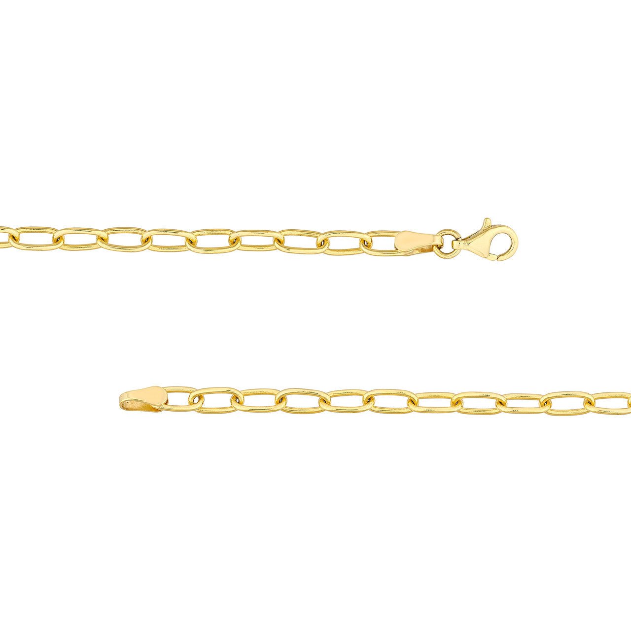 14kt yellow gold/side