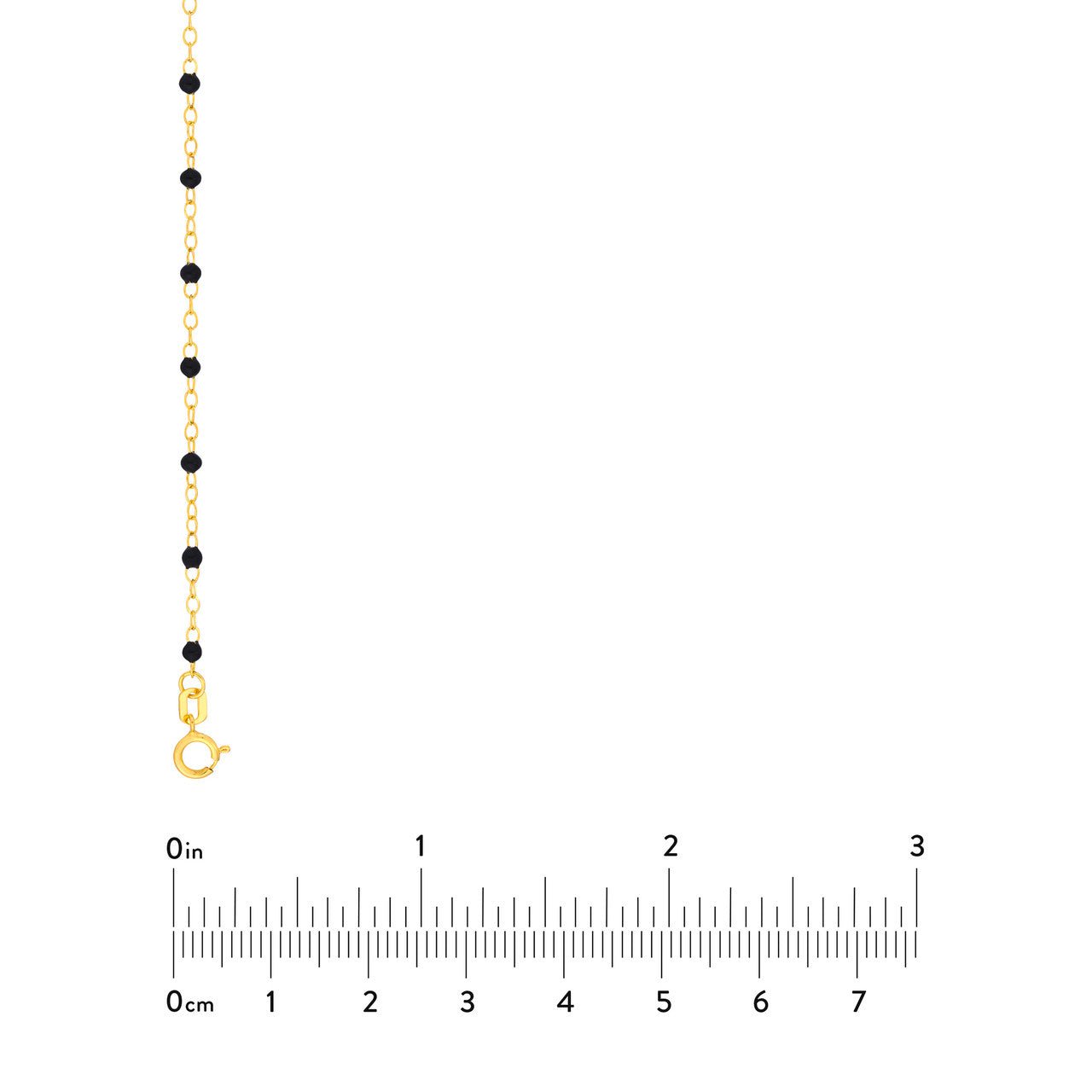 14kt yellow gold/measurment