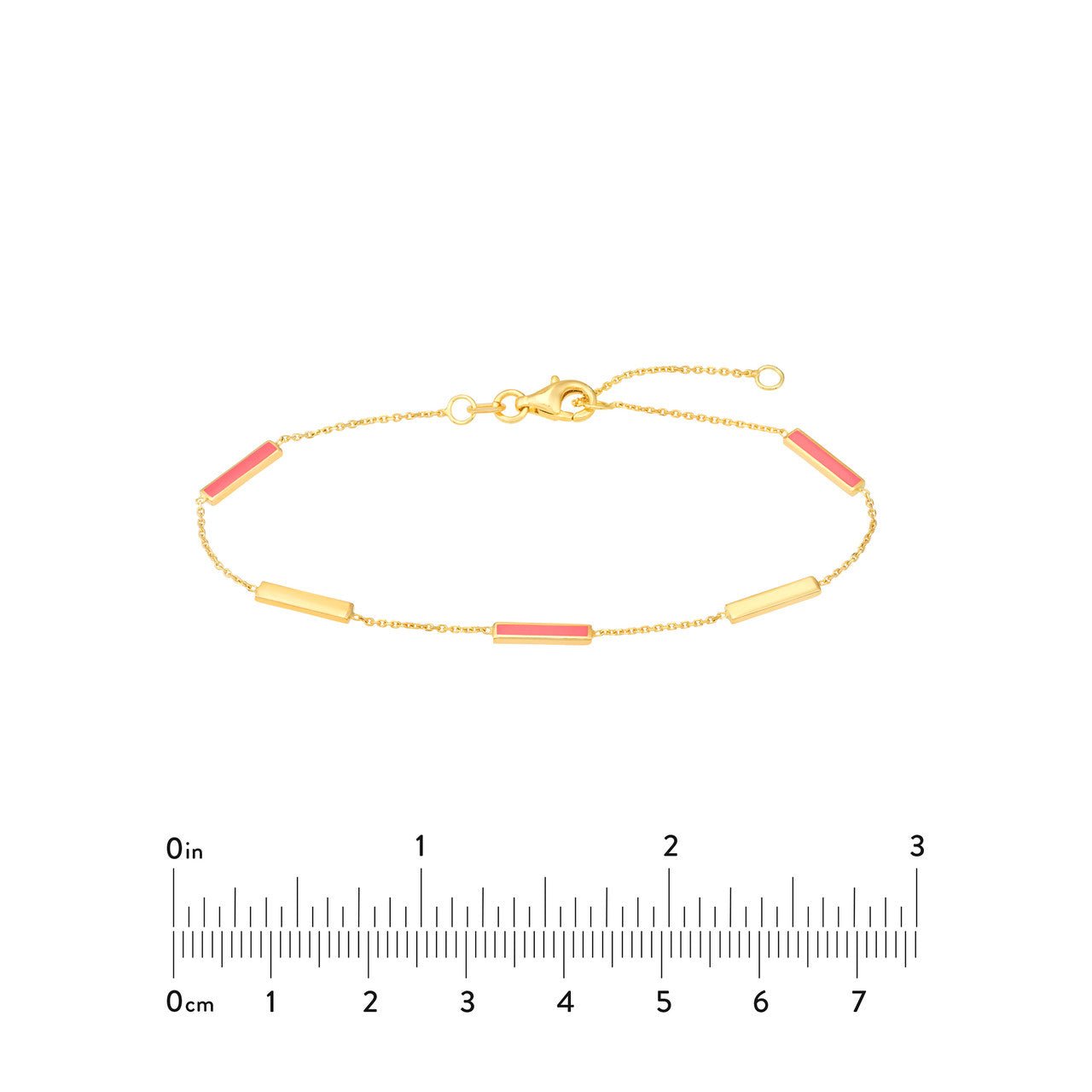 14kt yellow gold/measurements