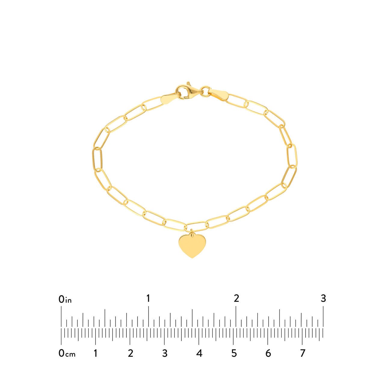 14kt yellow gold/measurements