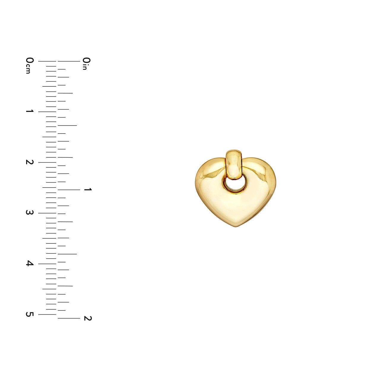 14kt yellow gold/measurements