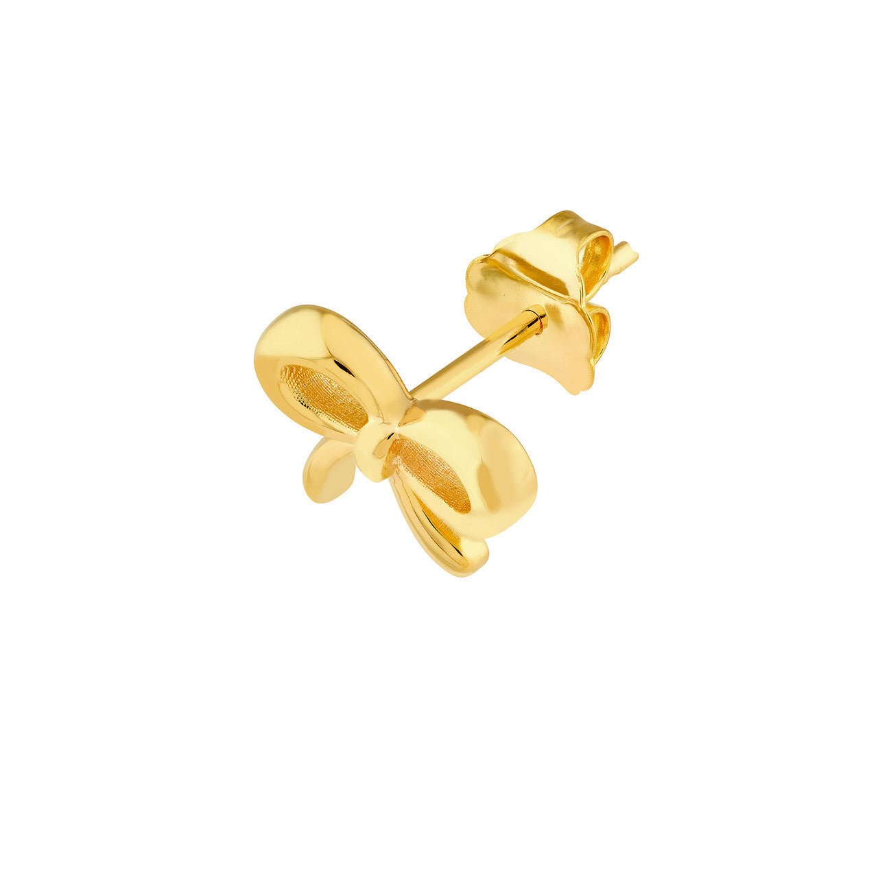 14kt yellow gold/side