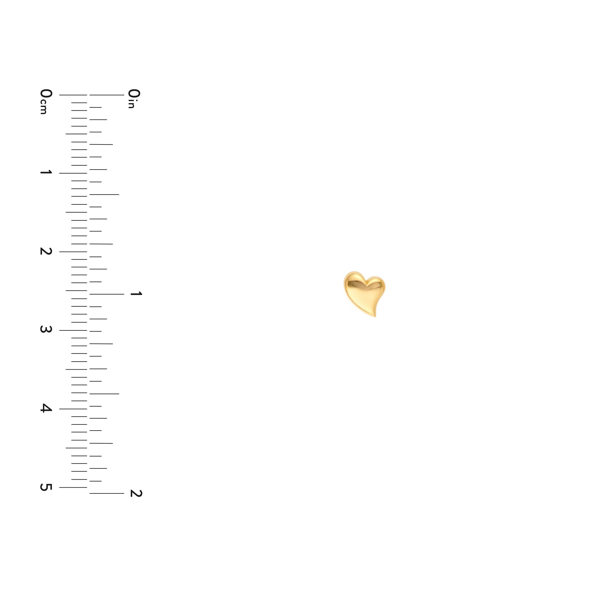 14kt yellow gold/measurement