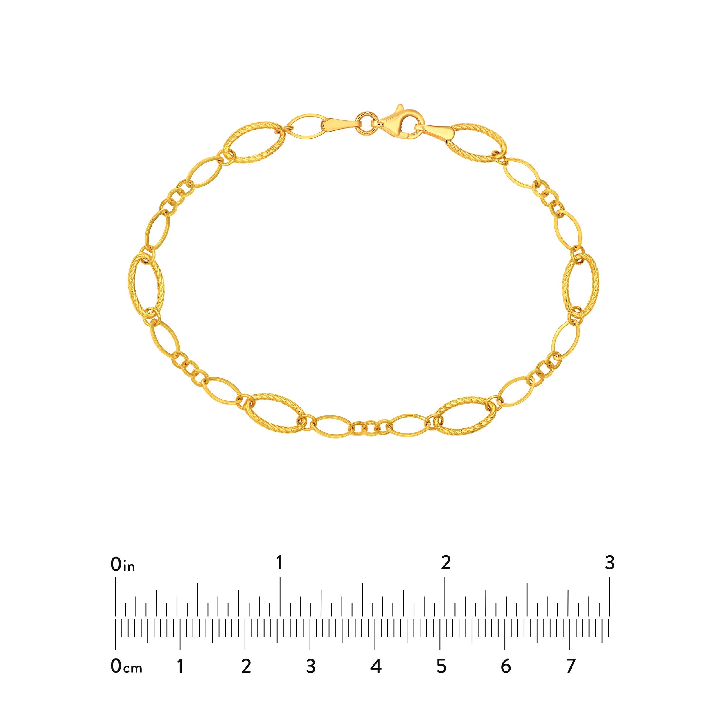 14kt yellow gold/measurement