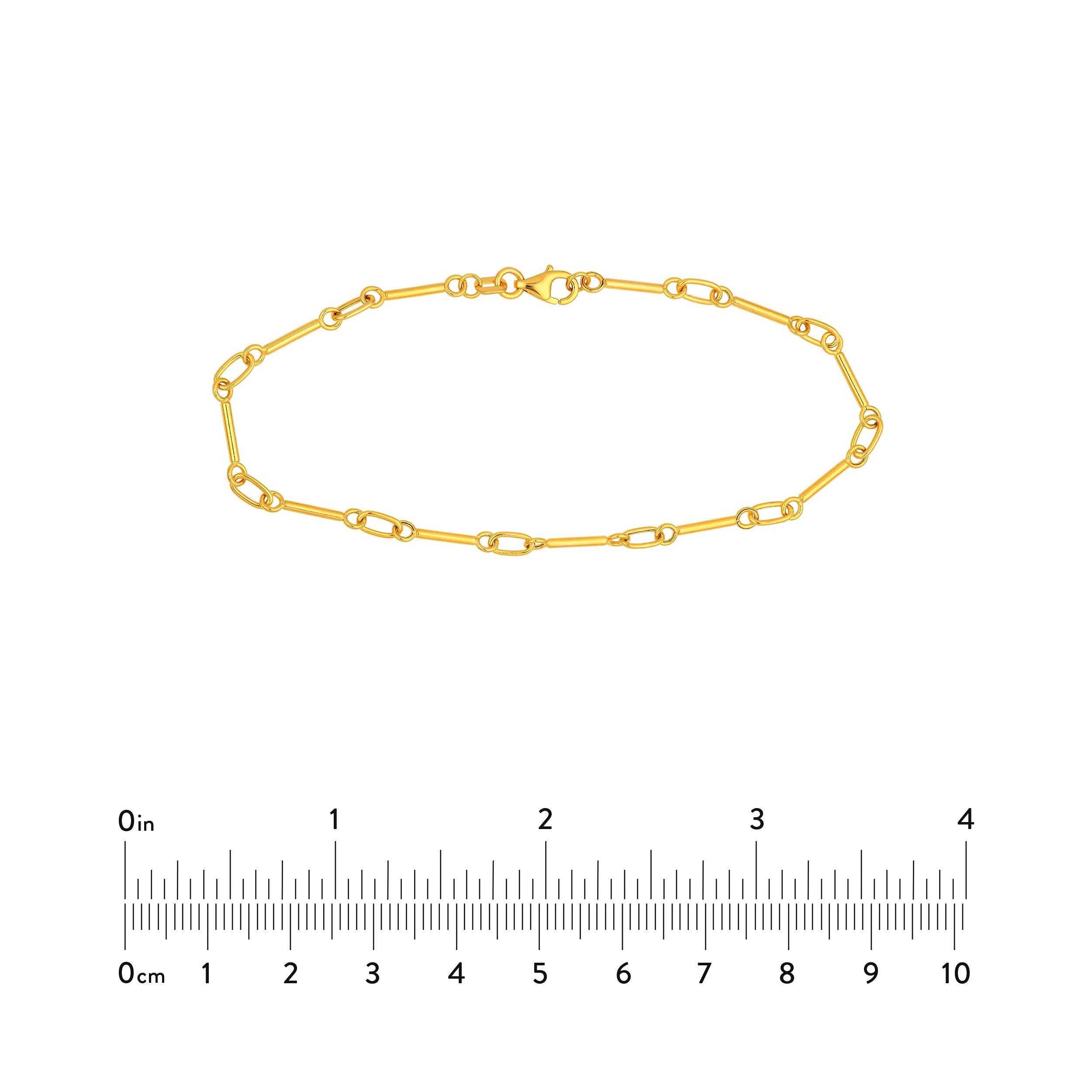 14kt yellow gold/measurement