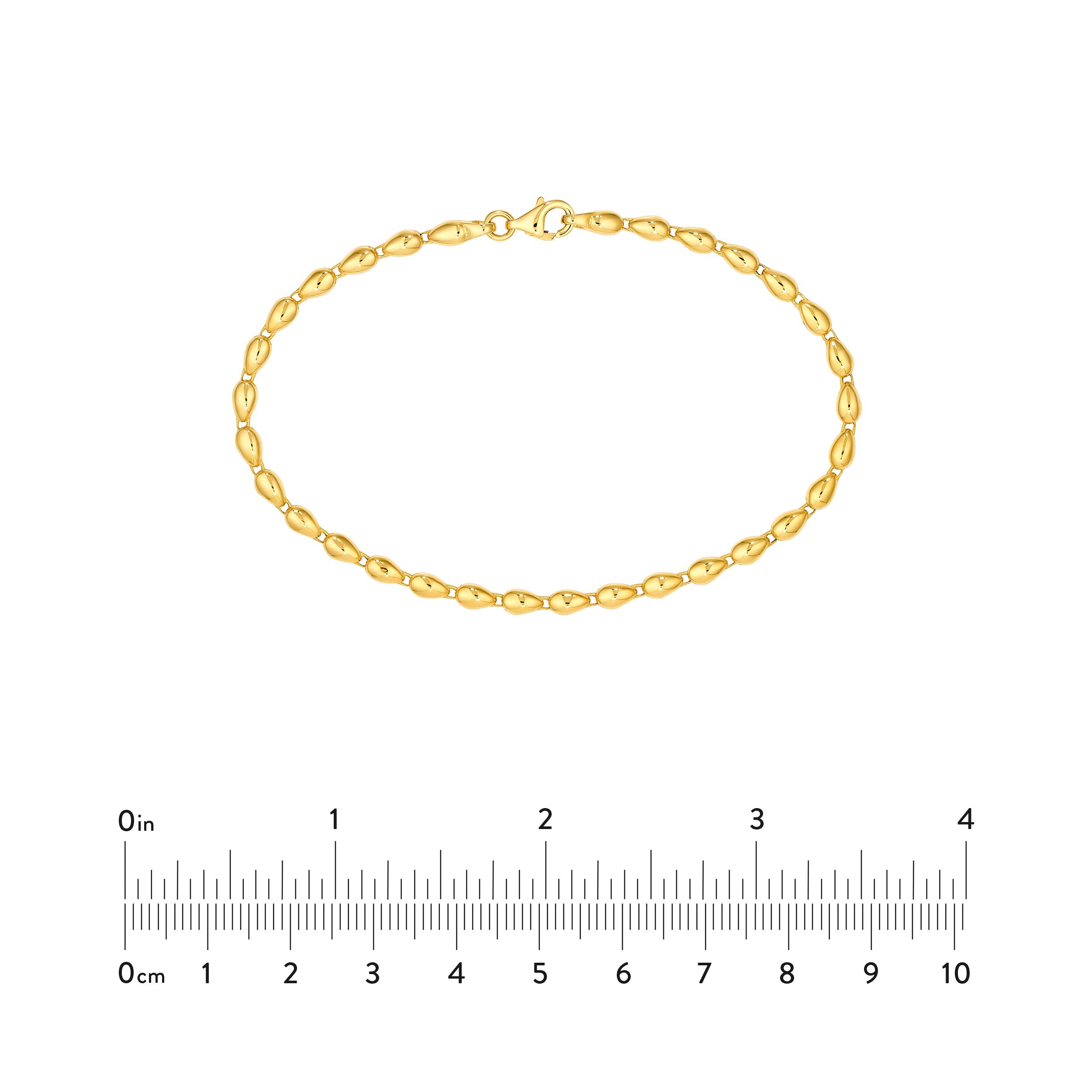 14kt yellow gold/measurement