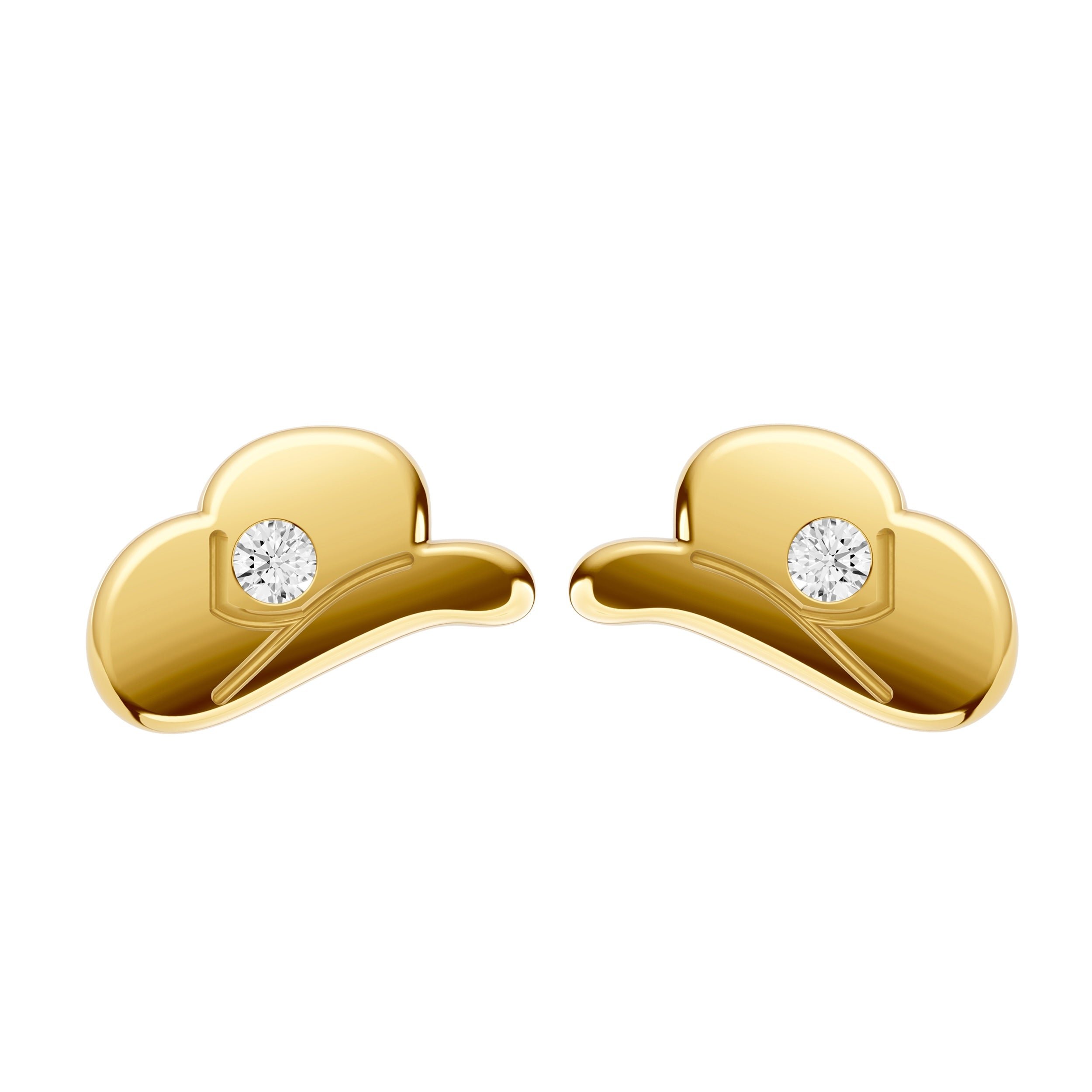14kt yellow gold/top