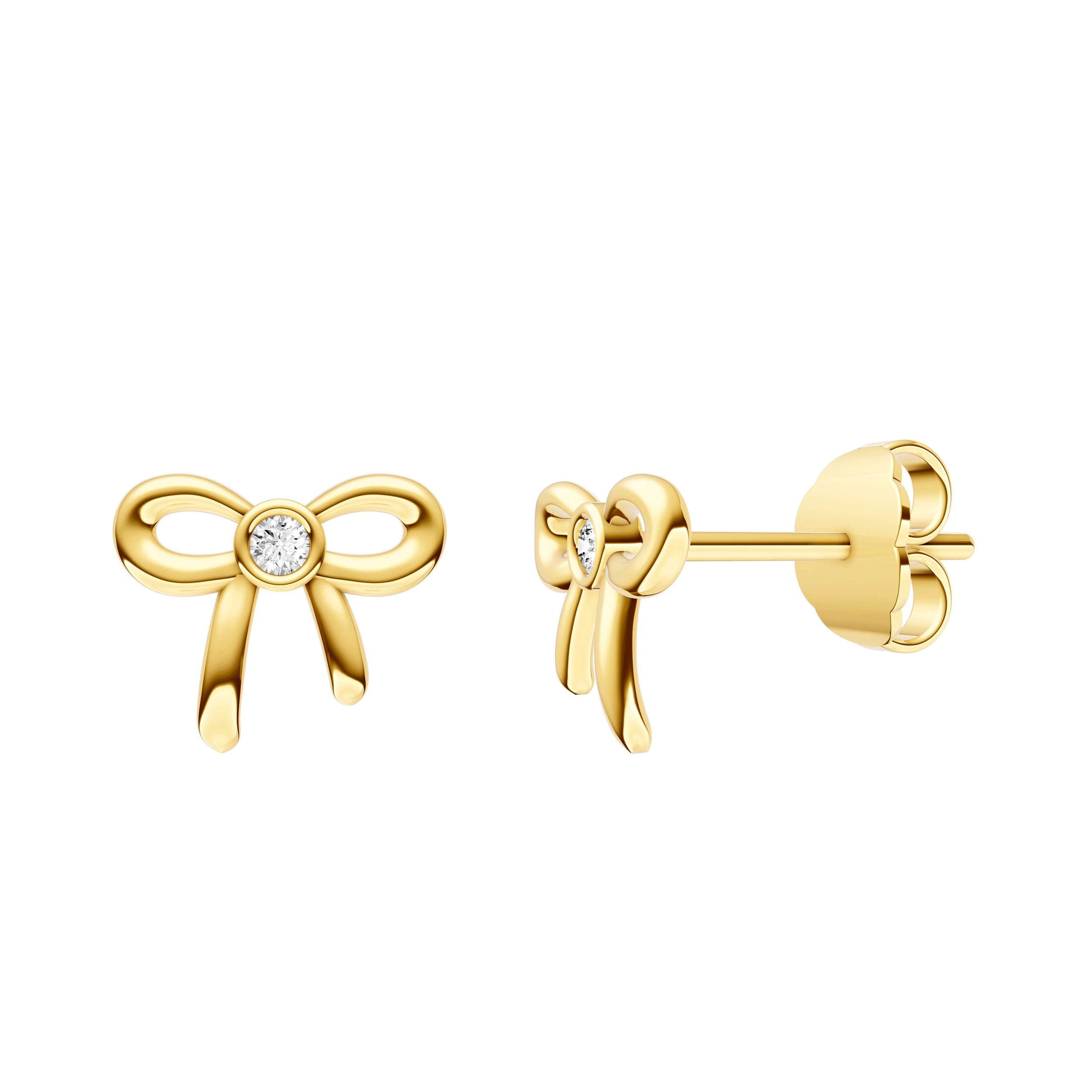 14kt yellow gold/side