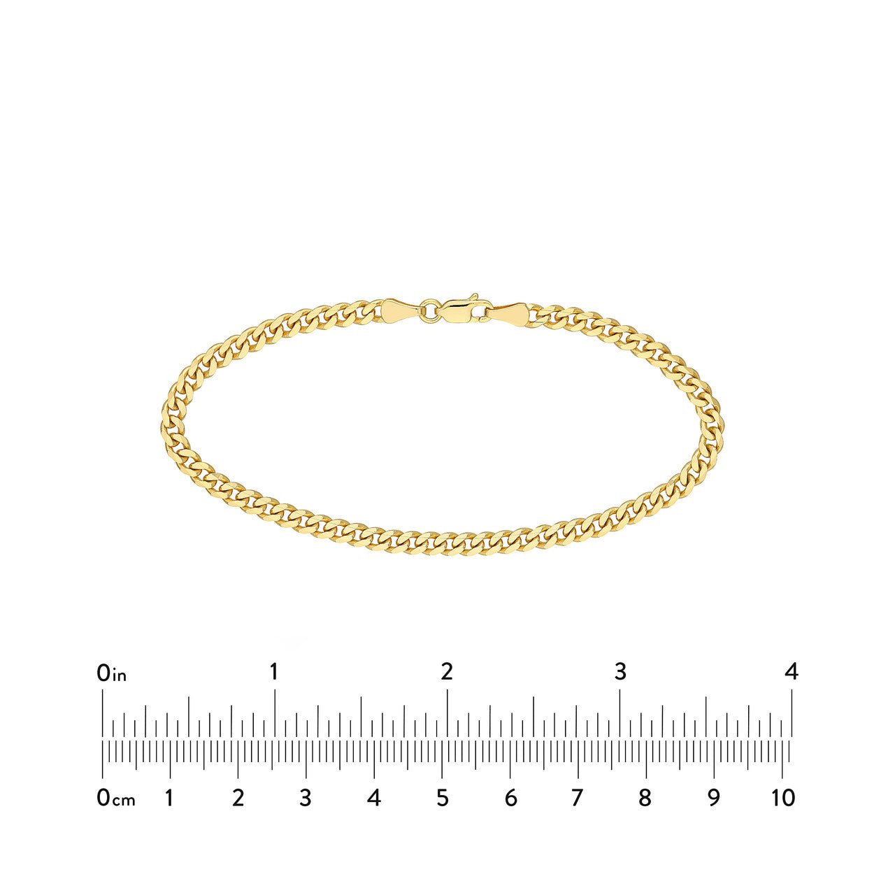 14kt yellow gold/measurements