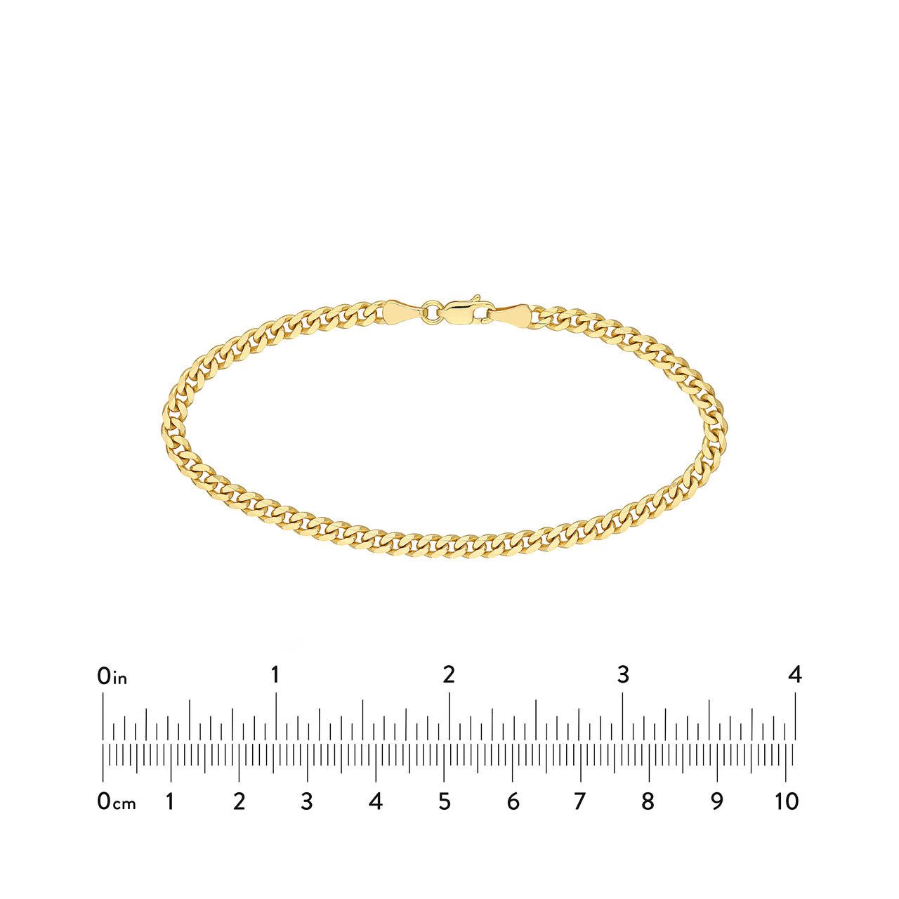 14kt yellow gold/measurements