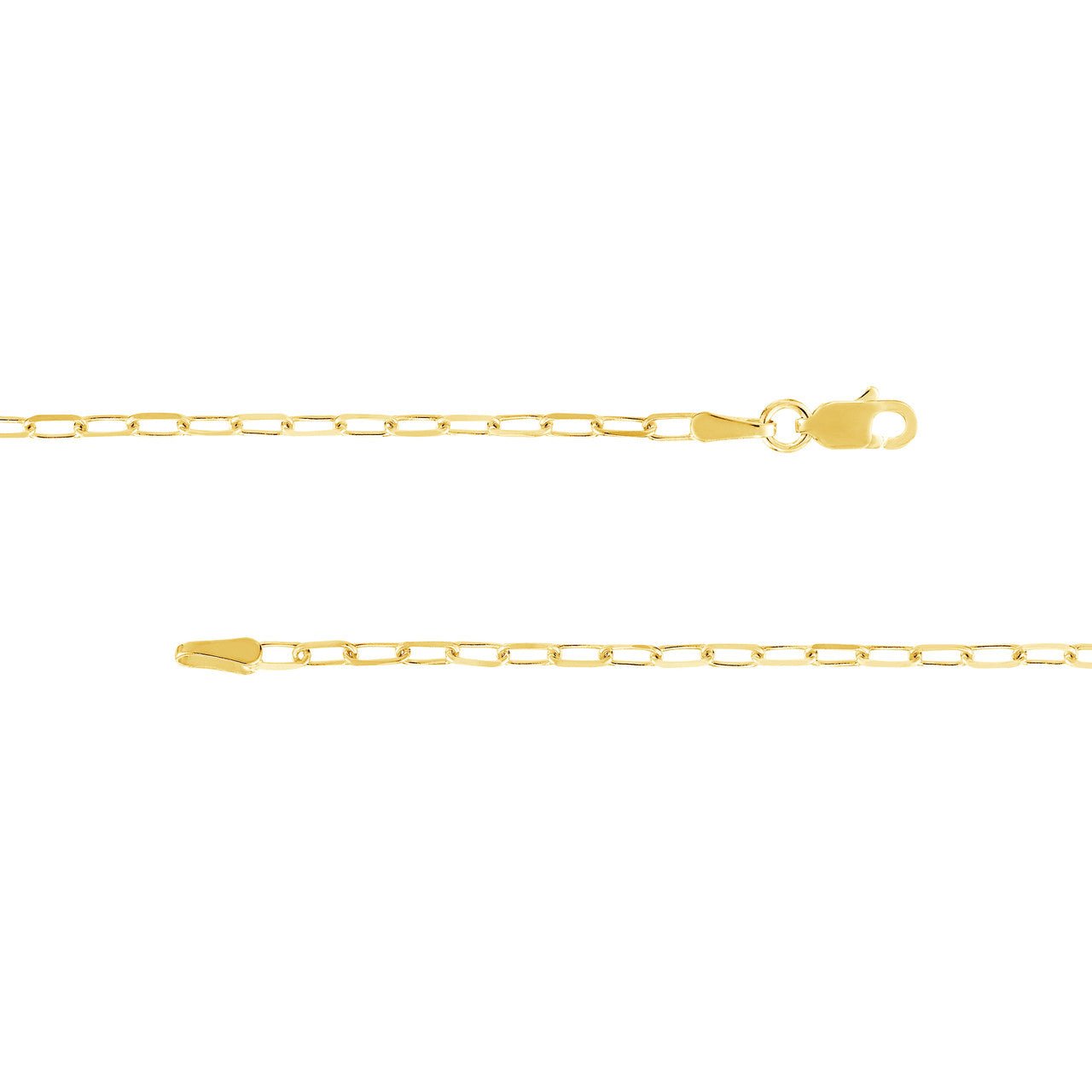 14kt yellow gold/16 inch/18 inch/20 inch/22 inch/24 inch/perspective