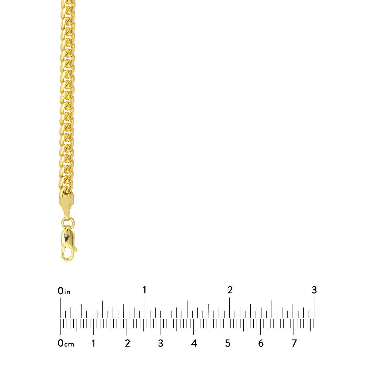 10kt yellow gold/measurements