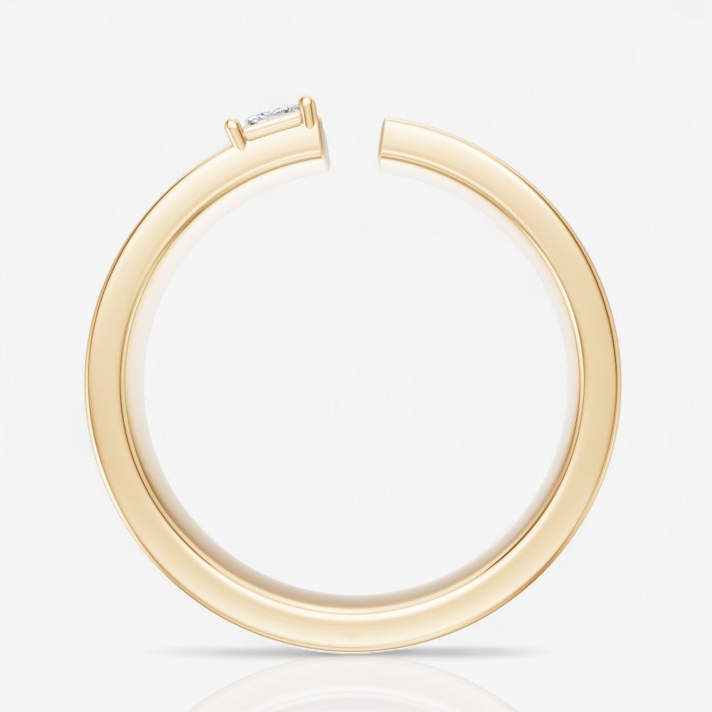 14kt yellow gold/side