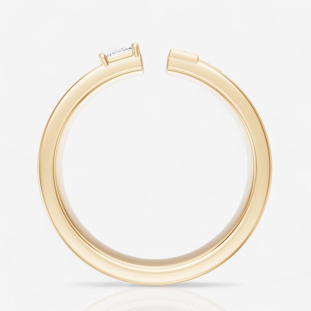 14kt yellow gold/side